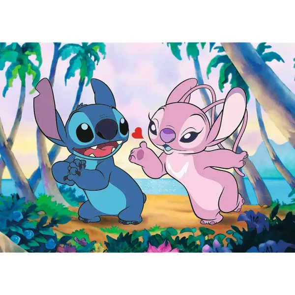 Stitch in Angel na plaži, 1000-delni premium plus puzzle - Trefl slika 2