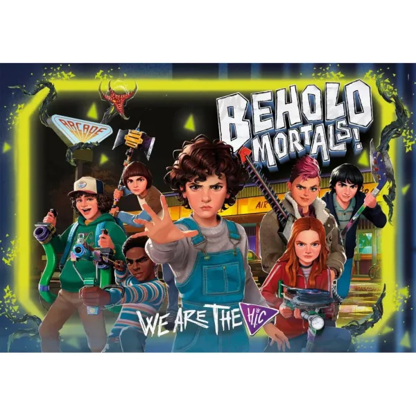 Stranger Things Boj proti pošastim 180 delni puzzle s nalepko – Clementoni slika 2