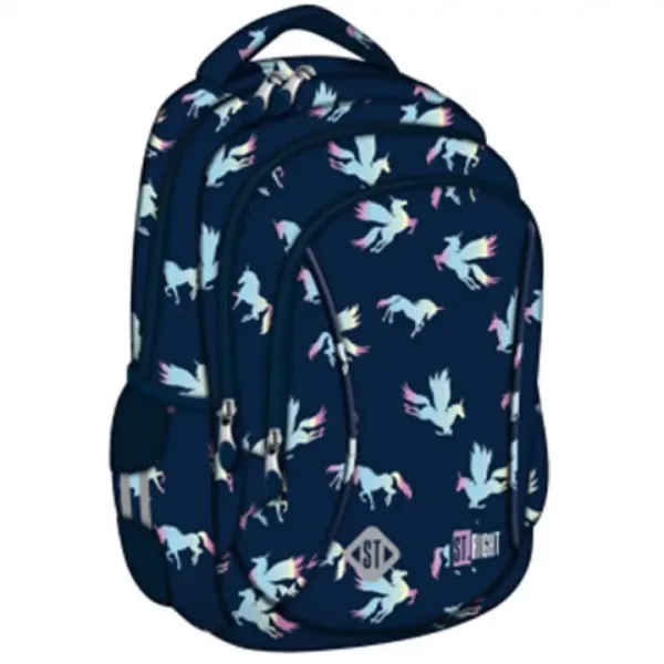St.Right Holo Unicorns BP26 šolska torba, nahrbtnik 15" slika 1