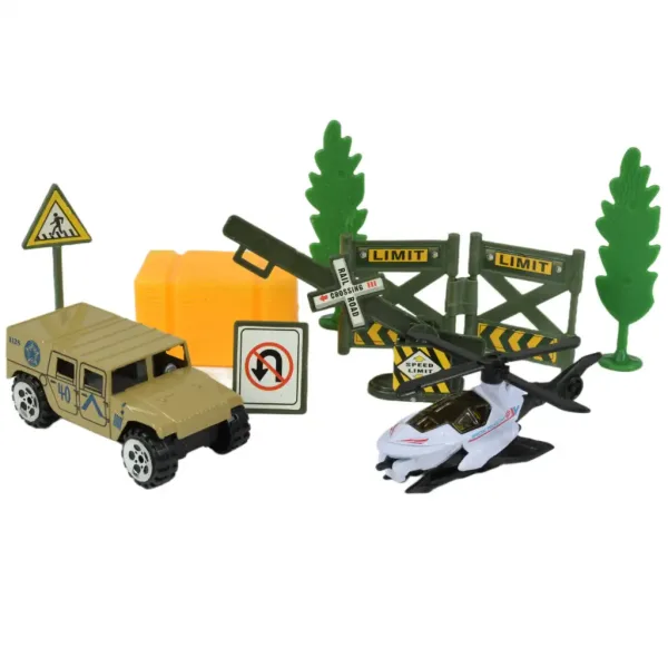 Super Army: Vojenská hračkarska sada s vozidli in dodatki v različnih različicah 1db slika 6
