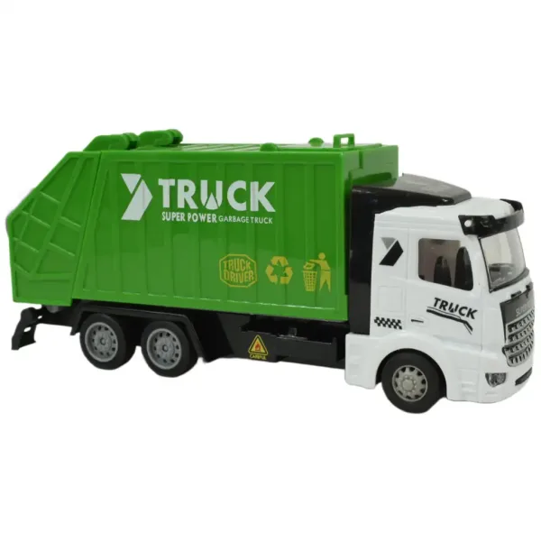 Super Truck: Kamion z zabojnikom za odvoz smeti pogon na vztrajnik 20 cm slika 3