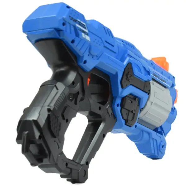 Swift Launcher: Ročno orožje za spužvaste naboje z vrtljivim magazinom, naboji in tarčo 32 cm slika 4