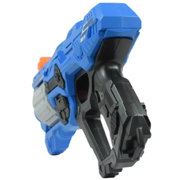 Swift Launcher: Ročno orožje za spužvaste naboje z vrtljivim magazinom, naboji in tarčo 32 cm slika 5