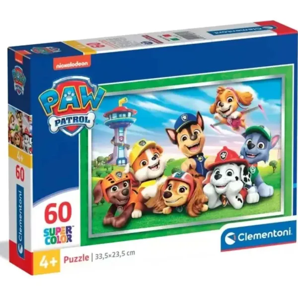 Paw Patrol 60-delni supercolor puzzle - Clementoni slika 1