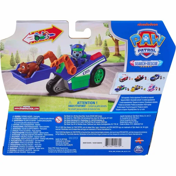 Paw Patrol: Iskanje in reševanje potegni Rocky vozilo s figurico - Spin Master slika 2