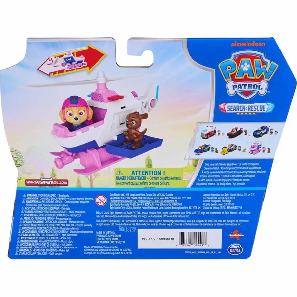 Paw Patrol: Iskanje in reševanje vlečne Skye vozilo s figurico - Spin Master slika 2