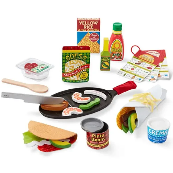 Takos in tortilja Igralni set za pripravo hrane - Melissa & Doug slika 2