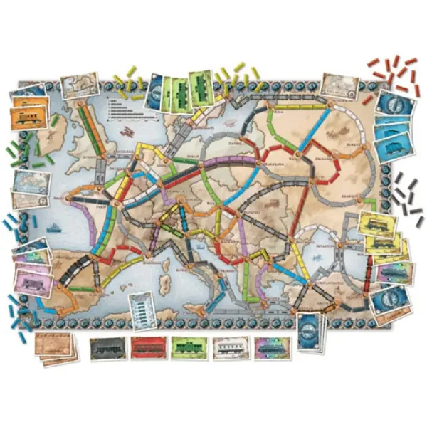 Ticket to Ride Evropa družabna igra slika 3