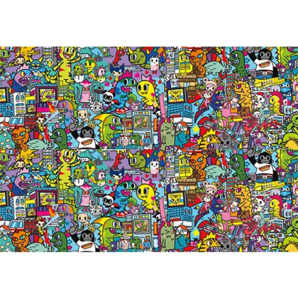 Tokidoki 1000-delna panoramska sestavljanka - Clementoni slika 2