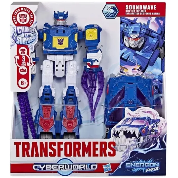 Transformers Cyberworld: Energonov val – Soundwave, globokomorski raziskovalni robotski lik – Hasbro