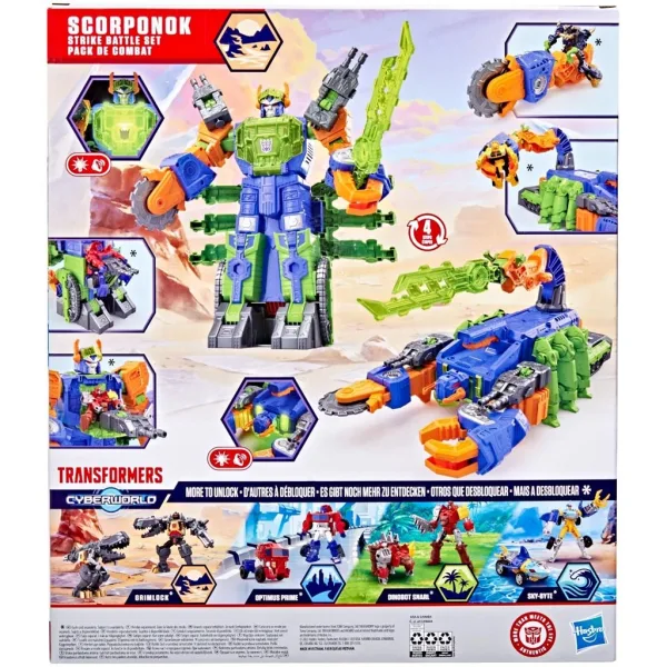 Transformers CYBERWORLD: Scorponok napadalna bitka igrača - Hasbro slika 4