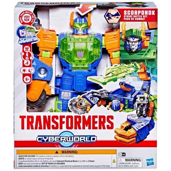 Transformers CYBERWORLD: Scorponok napadalna bitka igrača - Hasbro slika 1