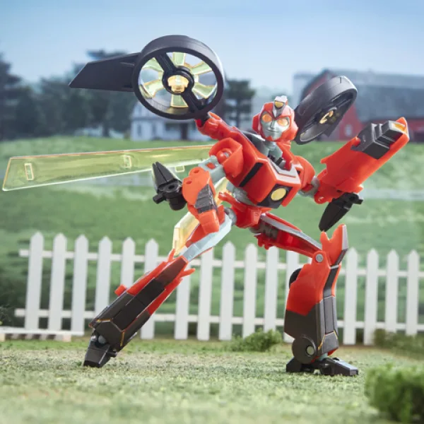 Transformers: EarthSpark Deluxe Terran Twitch preoblikovalna robotska figurica – Hasbro slika 3
