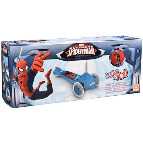 Spider-Man prednji dvojni kolesni mali skiro slika 2
