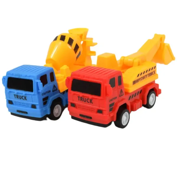 Truck Working: 7-delni gradbeni igralni set z avtomobili, vozili in dodatki na vztrajnik slika 4