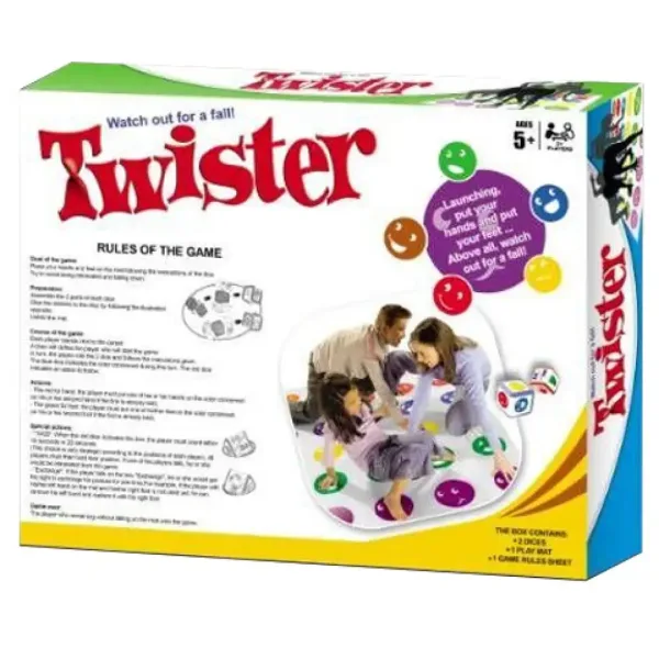 Twister spretnostna igra z kocko slika 2
