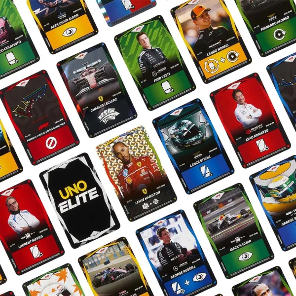 UNO Elite F1 kartična igra - Mattel slika 2