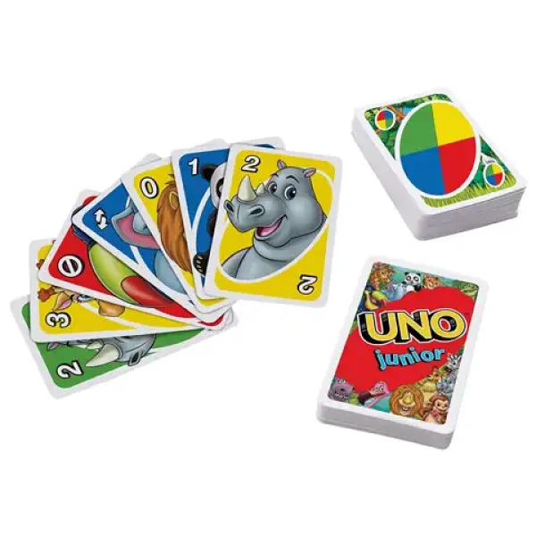 UNO Junior živalska igra s kartami - Mattel slika 2