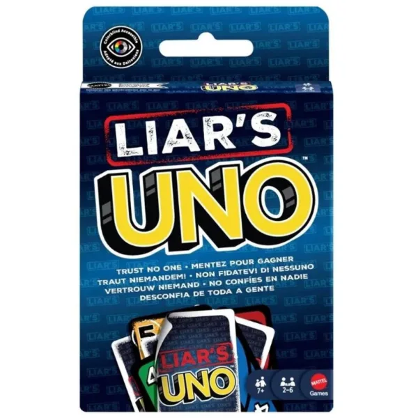 UNO Lažnivci kartaška igra - Mattel slika 3