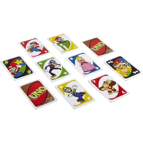 UNO Super Mario kartična igra - Mattel slika 3