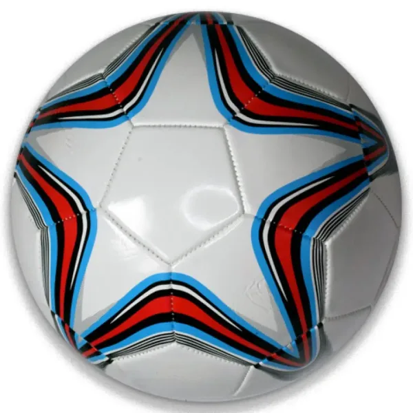 Usnjena nogometna žoga z zvezdnim vzorcem v več različicah, 22 cm slika 3