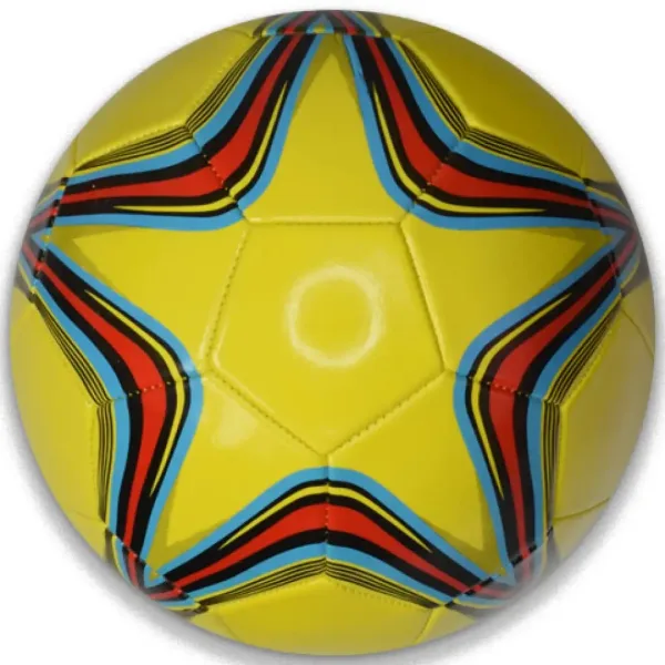 Usnjena nogometna žoga z zvezdnim vzorcem v več različicah, 22 cm slika 5