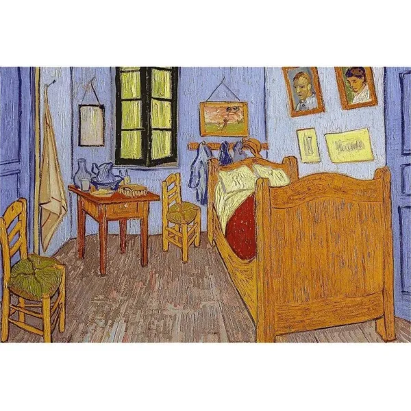 Van Goghova soba v Arlesu, Van Gogh - 500 delni puzzle s okvirjem - Trefl slika 2