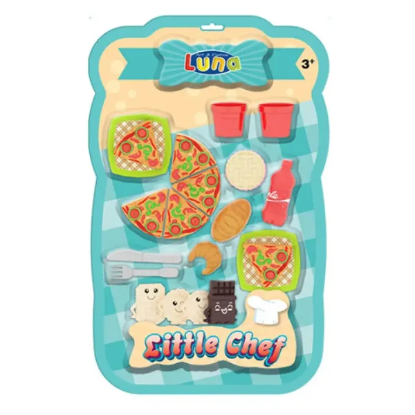 Veliki jedilni set Little Chef 53x33 cm 2 različna 1 kos slika 2