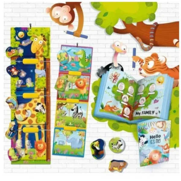Višinomer Montessori Baby: Žirafa slika 2
