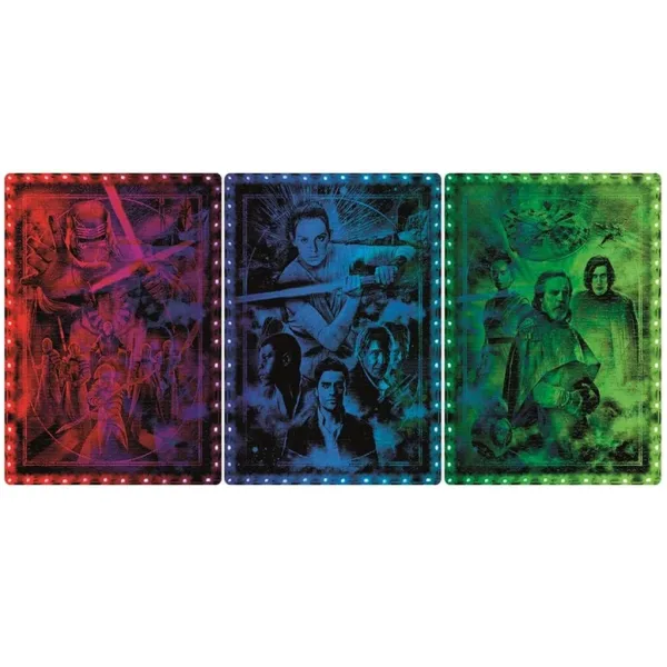 Vojna zvezd Metamorfična epizoda VII-VIII-IX 520-delni puzzle s okvirjem in RGB LED osvetlitvijo - Clementoni slika 2
