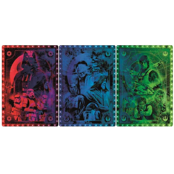 Vojna zvezd Metamorfična Klasična trilogija 520 delni puzzle s okvirjem in RGB LED osvetlitvijo – Clementoni slika 2