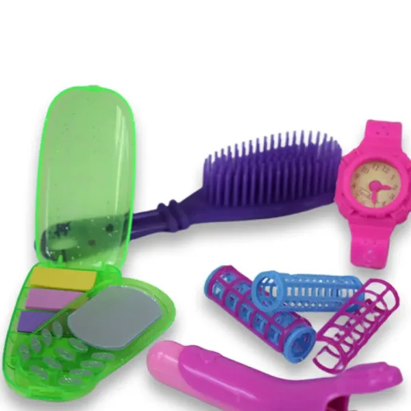 Vouge Girl: 11-delni lepotilni set s sponkami za lase, sušilcem za lase in telefonom slika 4