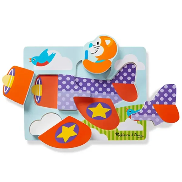 Vozila Lesena velikanska sestavljanka - Melissa & Doug slika 4