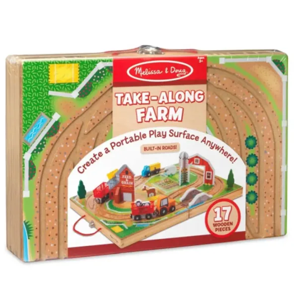 Vzemi ga s sabo Leseni igralni komplet Kmetija - Melissa & Doug slika 4