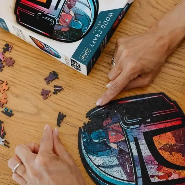 Lesena umetnost: Star Wars - Mandalorian 160 delni premium leseni puzzle - Trefl slika 3