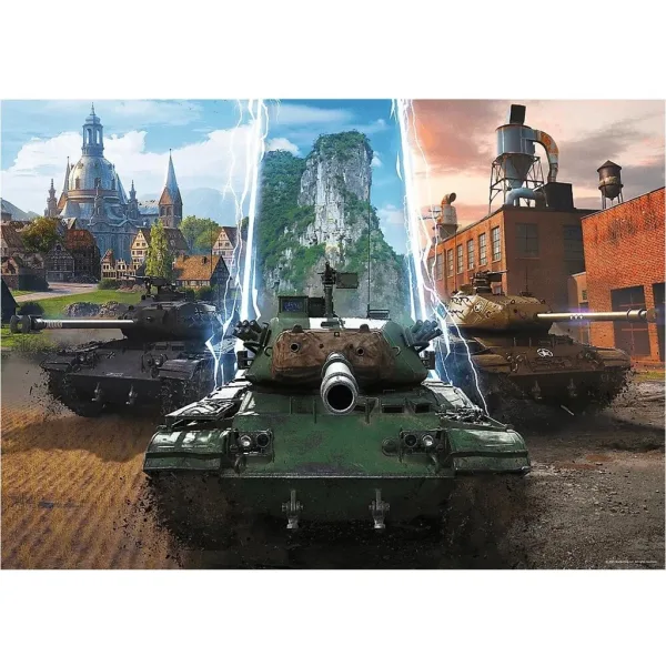 World of Tanks - Čas za akcijo! - 500 delni puzzle - Trefl slika 2