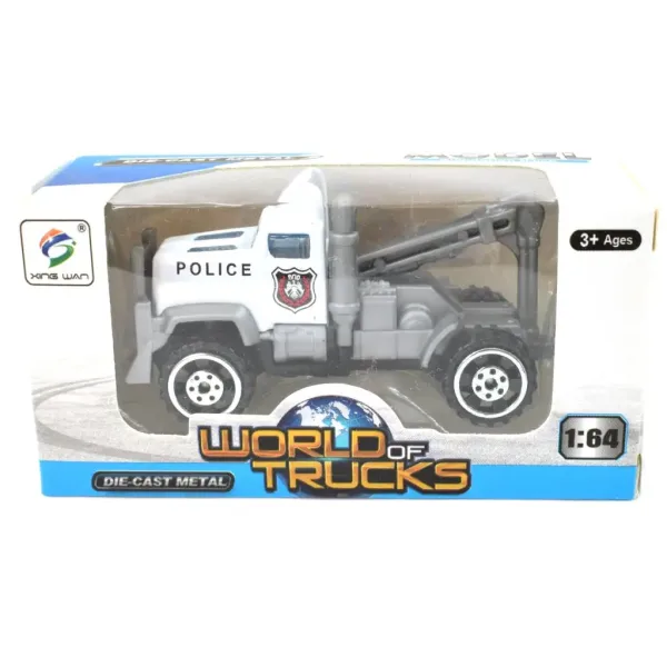 World of Trucks: Policijski avtomobilček v več različicah 7 cm slika 6
