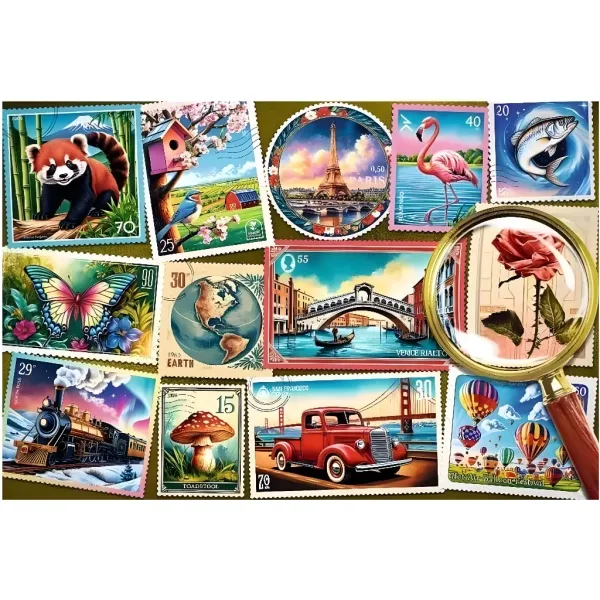Zbirka znamk Easy Piece 300-delni puzzle - Trefl slika 2