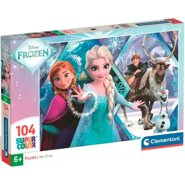Ledena čarovnija 104-delni supercolor puzzle - Clementoni slika 1