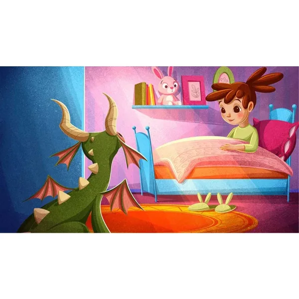 Zmajeva pravljica diafilm slika 2