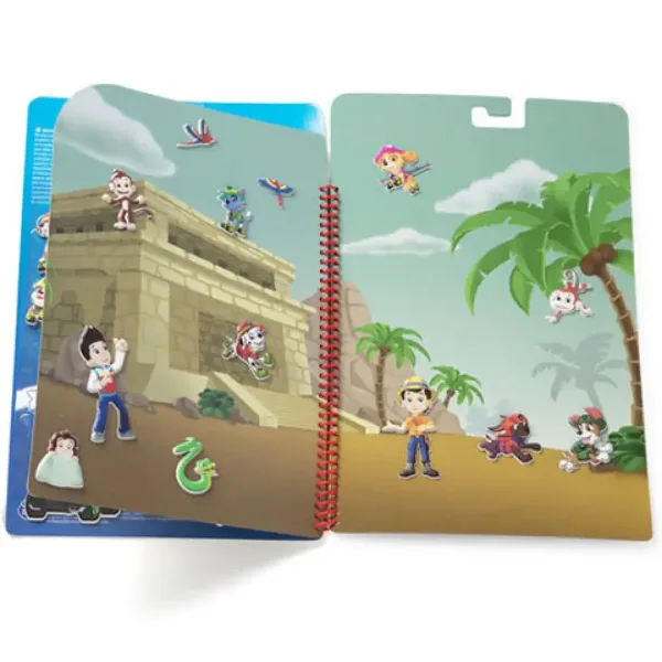 Zvezek z napihnjenimi nalepkami Melissa & Doug: Tačke na patrulji Džungla slika 2