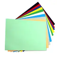 10-delni komplet barvnih dekorativnih kartonskih listov, mere B4