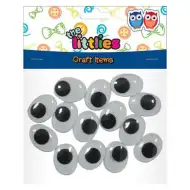 100-delni komplet plastičnih oči 7mm