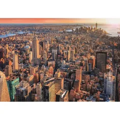 1000-delna HQC sestavljanka Sončni zahod v New Yorku  - Clementoni slika 2