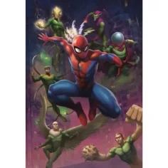 1.000-delna HQC sestavljanka Spider-Man in njegovi strašni sovražniki – Clementoni slika 2