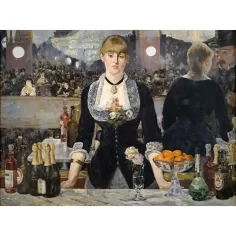 1000-delna muzejska HQC sestavljanka Manet: Bar v Folies-Bergère - Clementoni slika 2