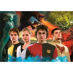 1000-delna sestavljanka Harry Potter in tekmovalci trišolskega turnirja - Clementoni slika 2