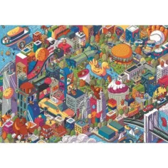 1000-delna sestavljanka Imaginary Cities: New York UFT - Trefl slika 2