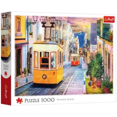 1000-delni puzzle ozke ulice Portugalske - Trefl slika 1