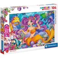 104-delna Supercolor nakit sestavljanka Čudovita sirena - Clementoni